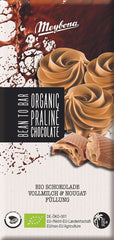 MILK CHOCOLATE PRALINE ORGANIC 100g 100% Bio