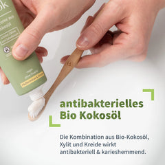 Coconut Oil Toothpaste - Mint and Lemon 75ml 0% Fluoride