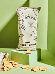 Organic lentil chips with sea salt 100 g 100% Organic gluten free