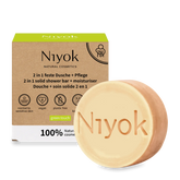 Shampoo in soap form for hair and body with mimosa and cardamom aromas