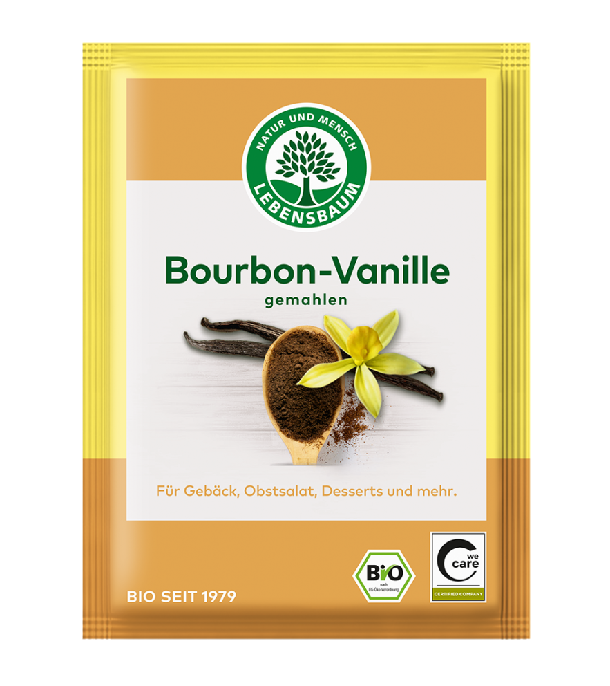 Organic Ground Bourbon Vanilla – 5g by Lebensbaum