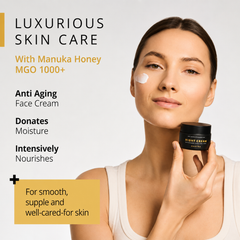 Manuka Balı MGO 1000 içeren kırışıklık karşıtı gece kremi