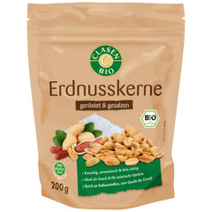 Roasted and salted peanuts 200gr 100% Organic 