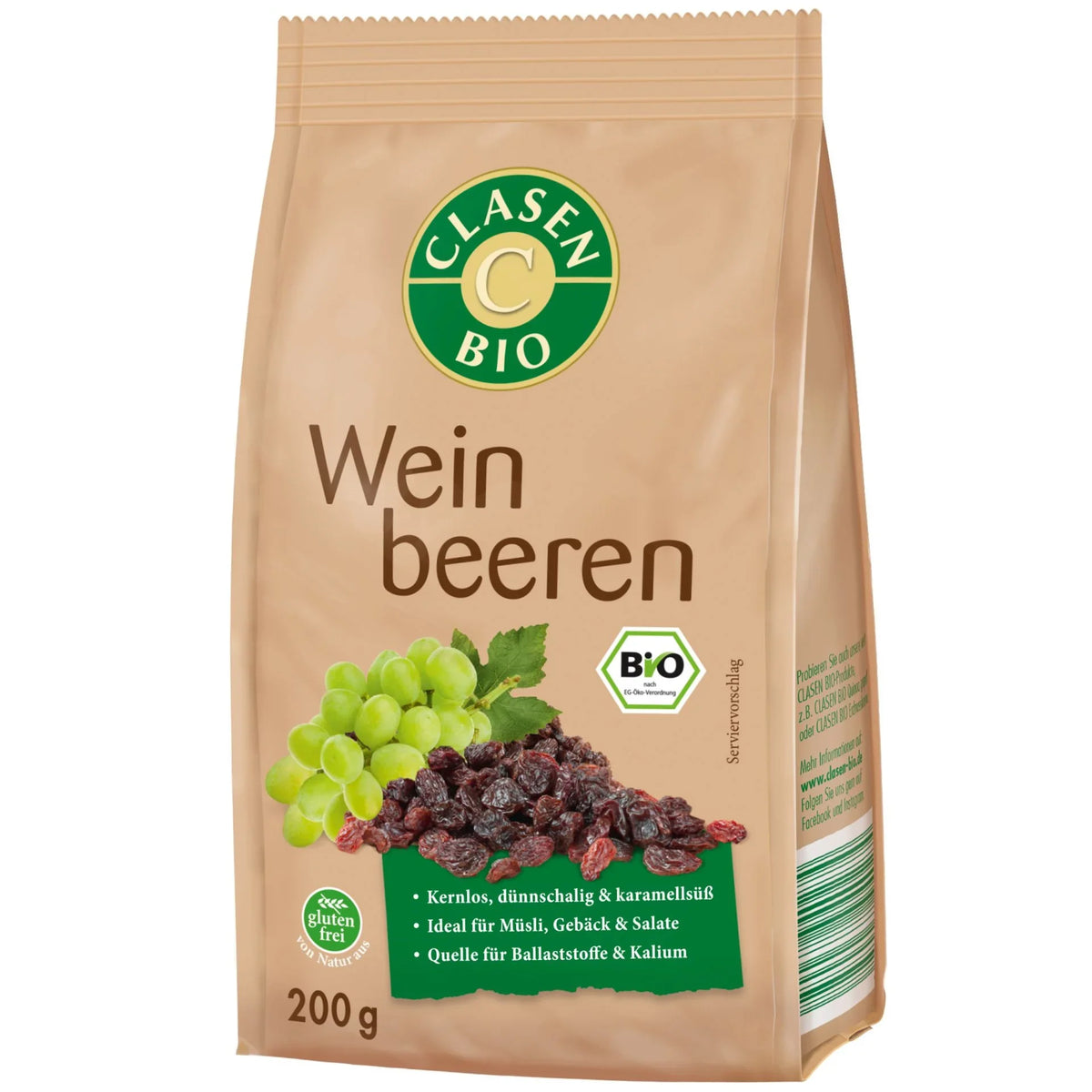 Organic Clasen grapes 200g