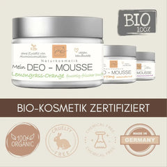 Limon Otu-Portakal Deodorant Mousse 24 saat+ Alüminyumsuz Krem Benzeri Deodorant Doğal Kozmetik 50ml