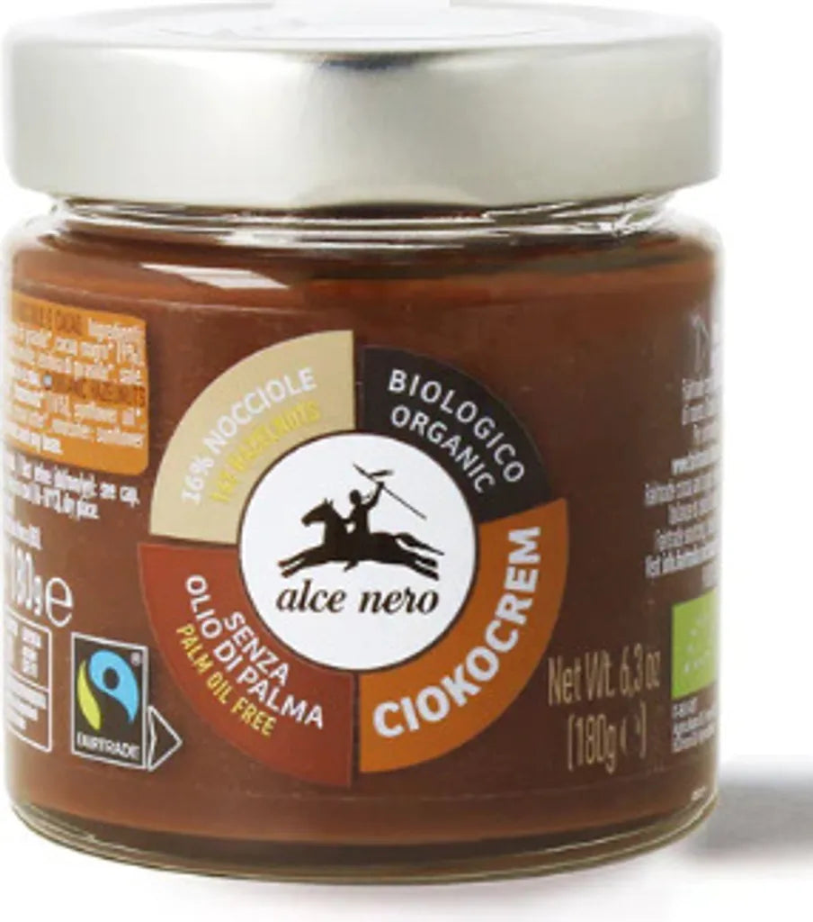 Chocolate cream with hazelnuts and cocoa 180gr 100% organic