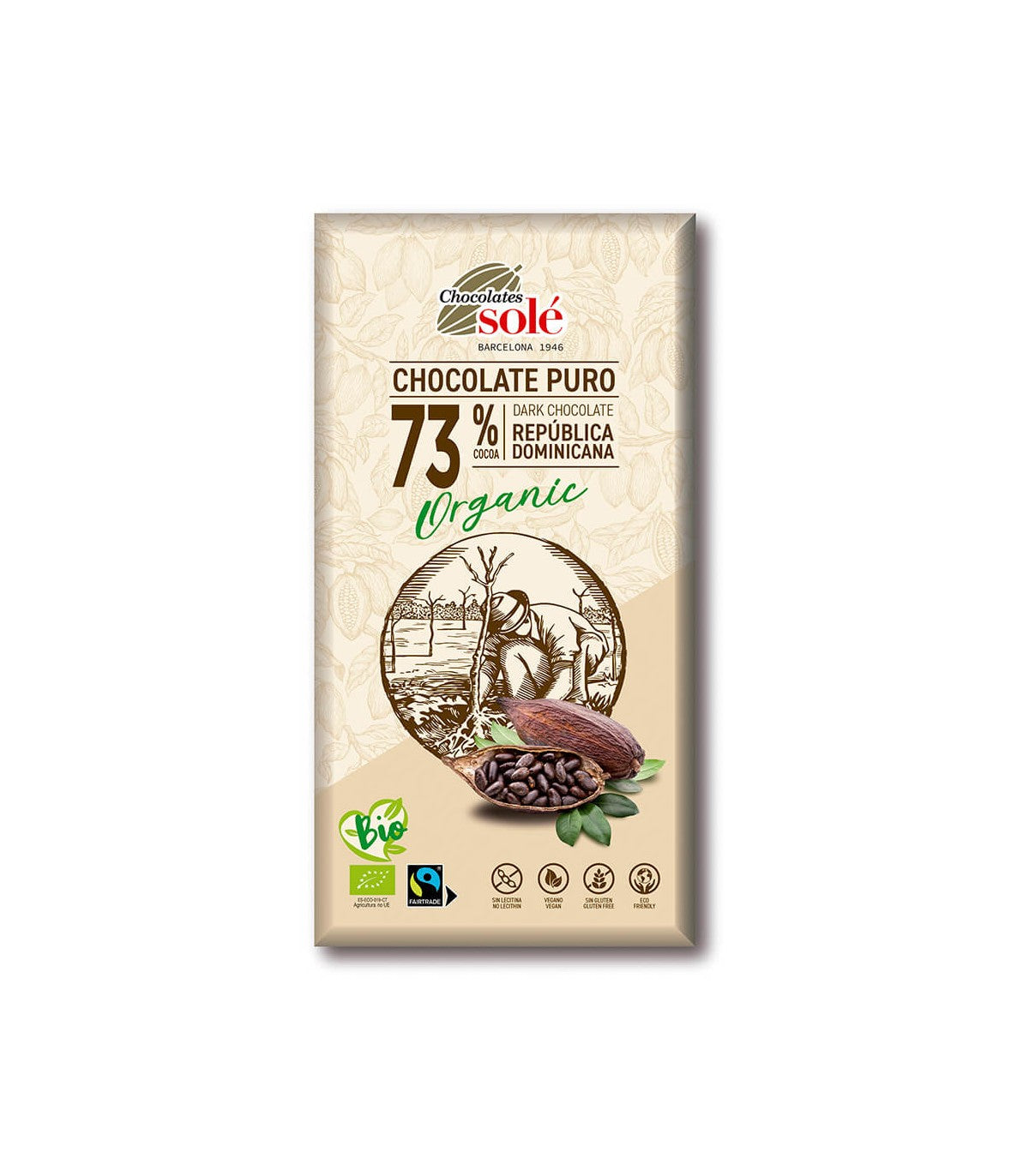 Bitter Çikolata %73 Kakao 100g ORGANİK