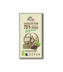 Agave İle Tatlandırılmış %73 Kakaolu Bitter Çikolata 100g BIO
