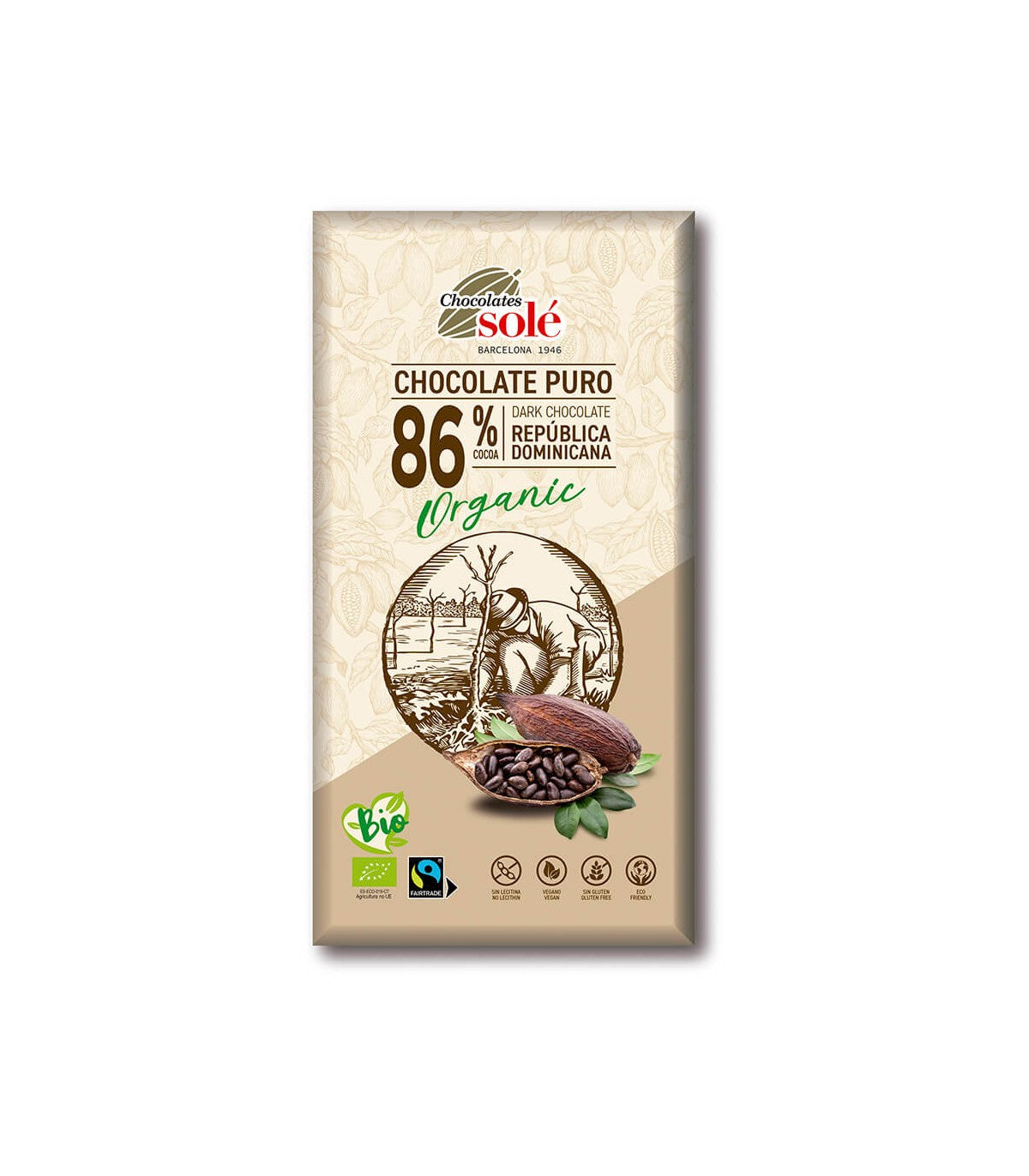Bitter Çikolata %86 Kakao 100g ORGANİK
