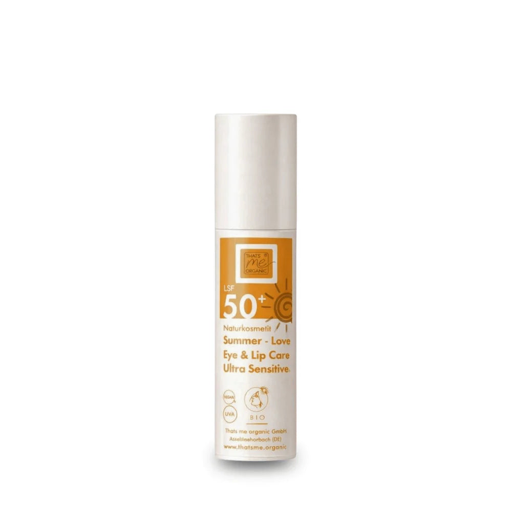 Organik Yaz Aşkı Göz ve Dudak Bakımı SPF 50+ Organik Doğal Kozmetik 15ml