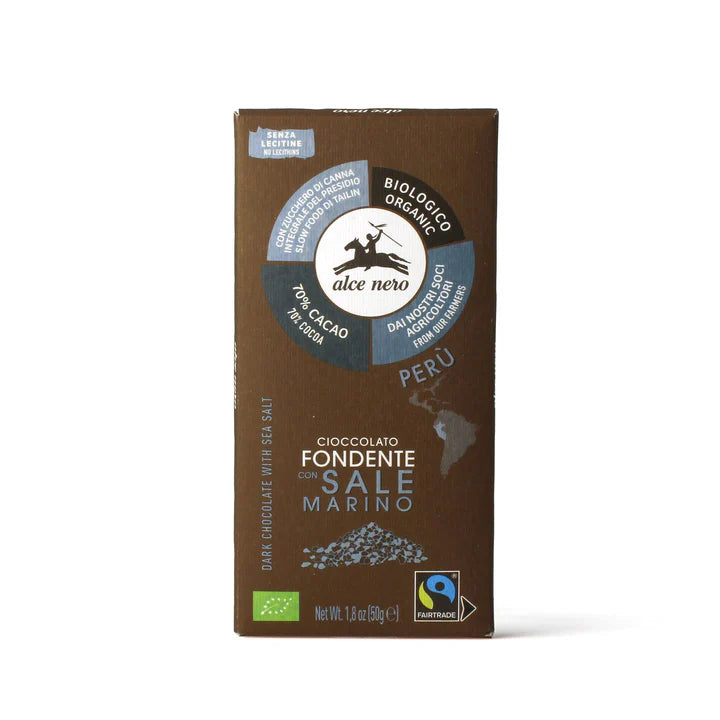 🍫 Dark Chocolate with Sea Salt – ALCE NERO