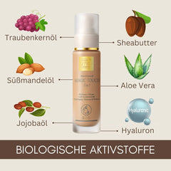 Magic-Touch renkli organik gündüz kremi, titanyum dioksitsiz, Slow Aging, 50ml