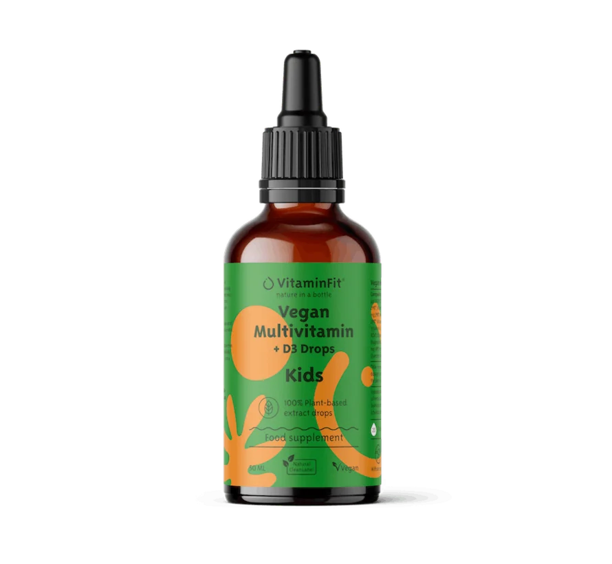 Vegan Multivitamin Çocuklar + D3 damla