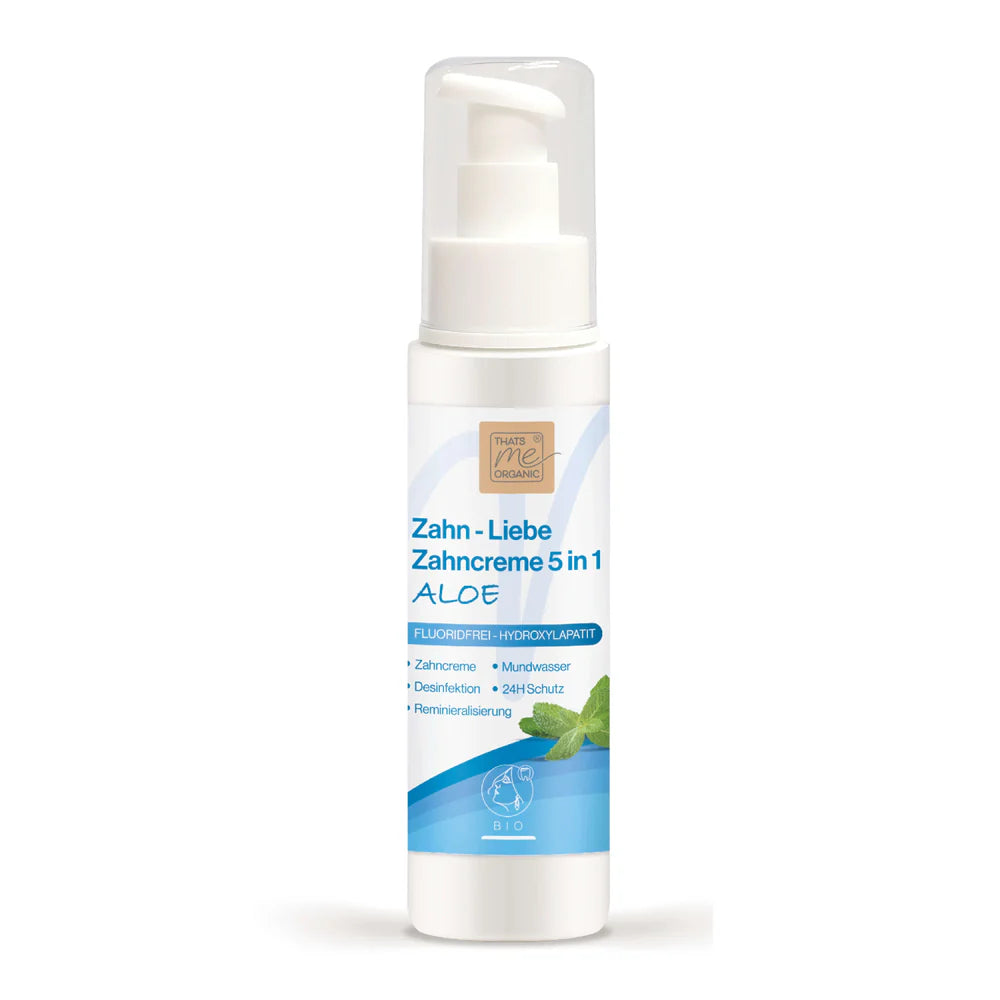 Organik Diş Macunu Tooth-Love 5'i 1 Arada Aloe 100ml - florürsüz - titanyum dioksitsiz